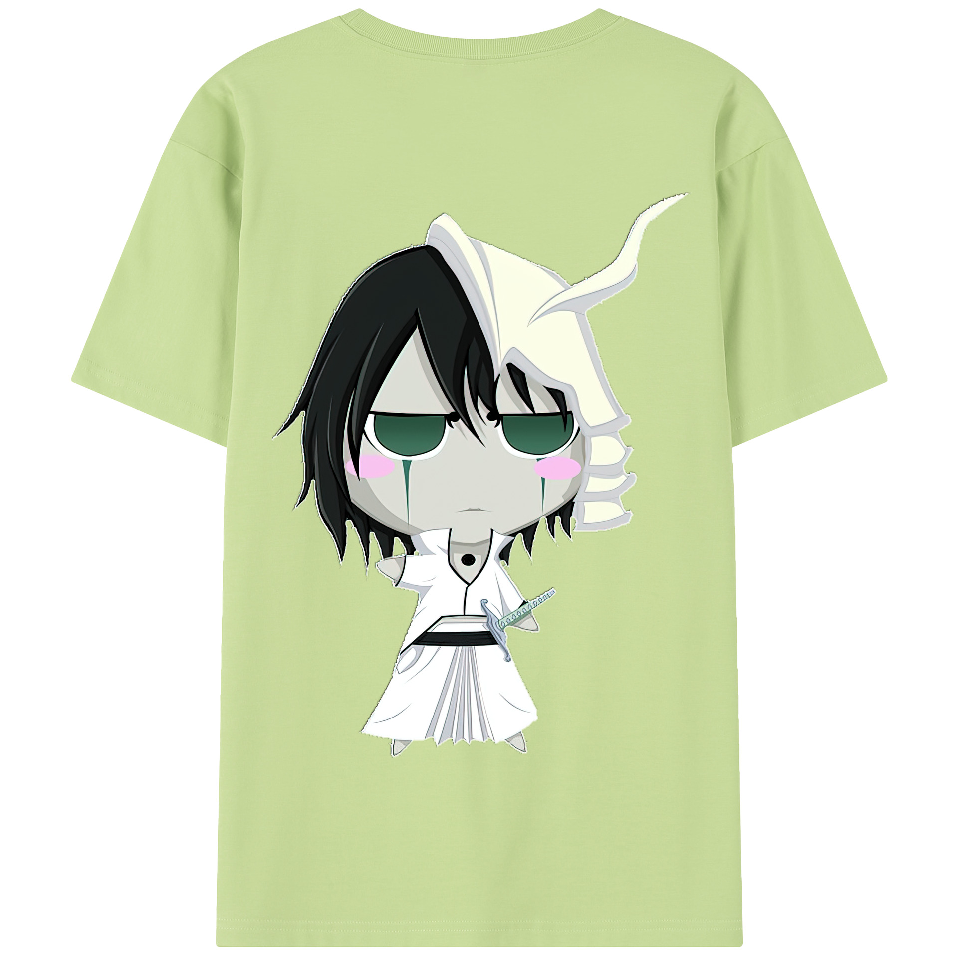 （画像用） ブリーチ ウルキオラ·シファー BLEACH Ulquiorra cifer 綿100％半袖Tシャツ（背面プリント）